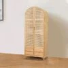 Japandi Woven Rattan Armoire Wardrobe With 2 Doors And 4 Drawers Closet Cabinet -Best Furniture Store 1161f8c27f872b4d667ddd56e4d24408