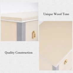 Minimalist Champagne Dresser Chest Of 6 Drawers Cabinet In Gold -Best Furniture Store 36e0a804c9db1e6974f7b446f1b26765