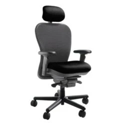 450 Lb. Capacity Heavy-Duty Mesh Chair With Headrest