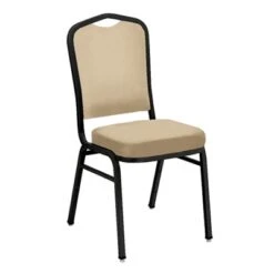 1800 Series Big And Tall Armless Fabric Banquet Chair