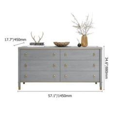 Minimalist Champagne Dresser Chest Of 6 Drawers Cabinet In Gold -Best Furniture Store 7797bce5eecd4b94a89595d363c0f62a