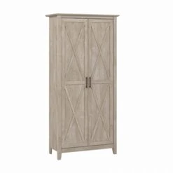 Key West 2 Door Storage Cabinet With Adjustable Shelves - 66"H