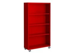 Vault 55”H Mobile Steel Bookcase