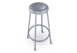 30"H Lab Stool With Vinyl Seat