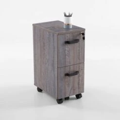 Forge Two-Drawer Mobile Pedestal