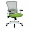 White Frame Mesh And Fabric Ergonomic Computer Chair -Best Furniture Store OFF 56018 6 s7