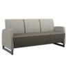 Behavioral Health Vinyl Sofa With Upholstered Arms