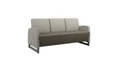 Behavioral Health Vinyl Sofa With Upholstered Arms