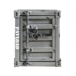 Ctainer Industrial Nightstand End Table With Storage Shelf Bedroom With Metal Frame -Best Furniture Store fa5cd29b7d394ed2a3f401d495e6cba4